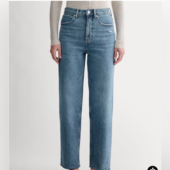 Everlane Denim - Everlane Women’s Wide leg High Rise blue jeans Size 30